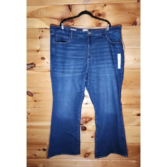 Universal Thread High Rise Flare Jeans Womens Plus Size 26R Blue Comfort Stretch - Picture 4 of 6